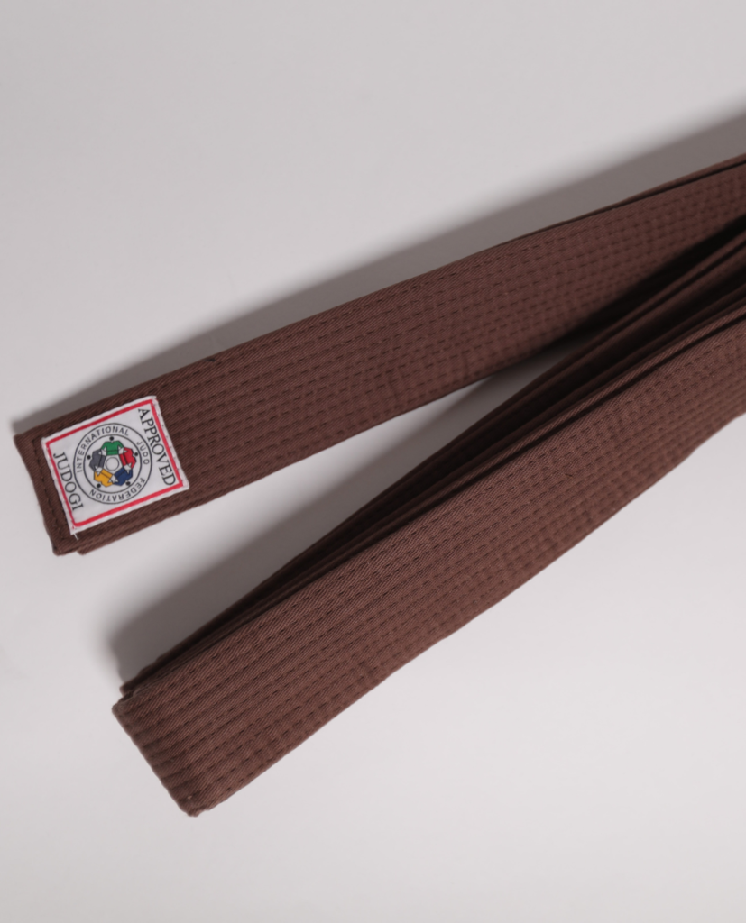 Ceinture marron de Judo approuvé IJF