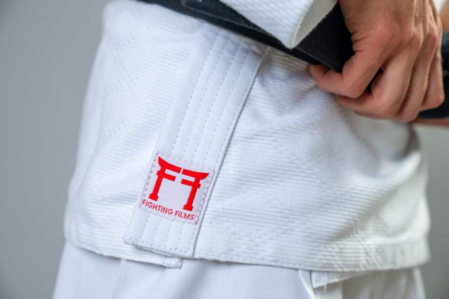 kimono de judo red label détail logo