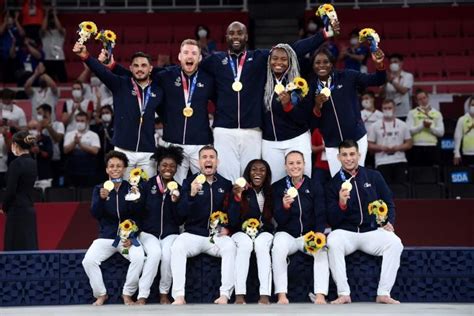 Französische Judomannschaft bei den Olympischen Spielen in Tokio 2020