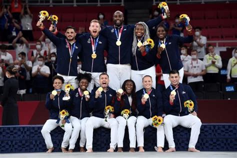 La squadra francese di judo ai Giochi Olimpici di Tokyo 2020