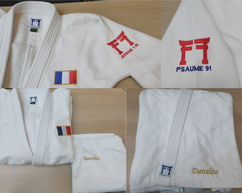 customised judogi Darcel Yandzi
