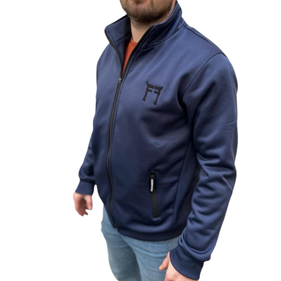 Veste jogging bleue