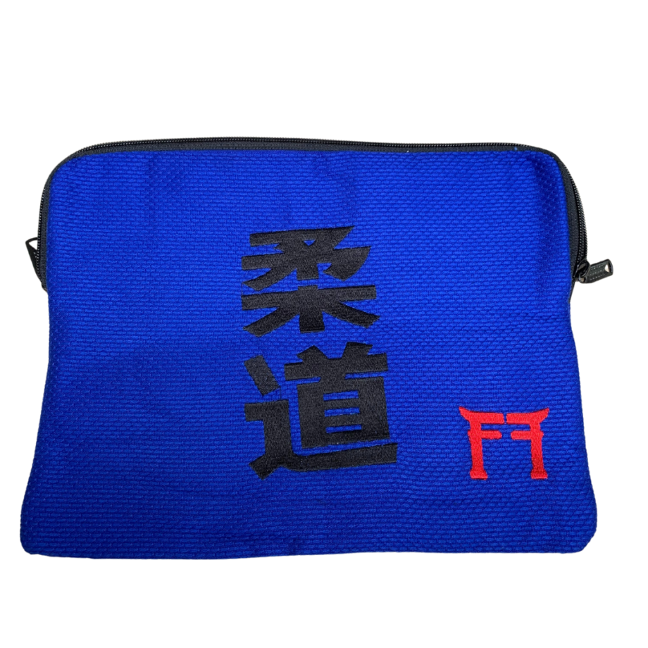 Pochette d'ordinateur en toile de judogi