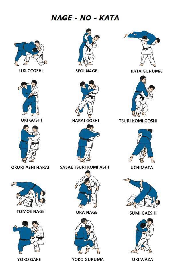 Illustrazioni di nage-no-kata