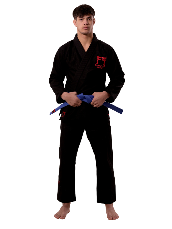 black bjj kimono