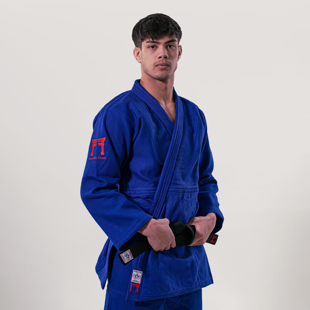 KIMONO BJJ «AZUL CLÁSICO» de marca SHIAI – musashi-genbudo 武蔵－彦武堂