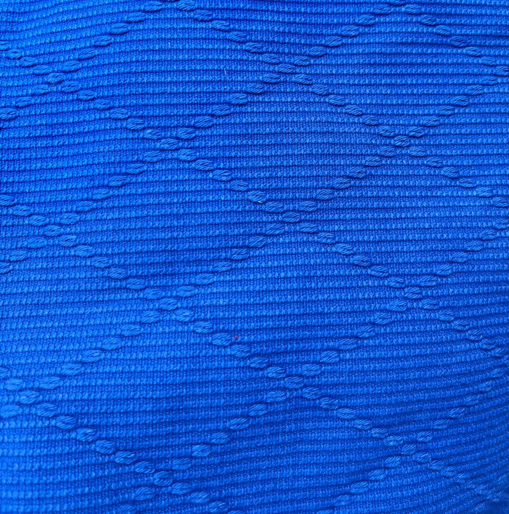 Sashiko fabric on the bottom of the kimono