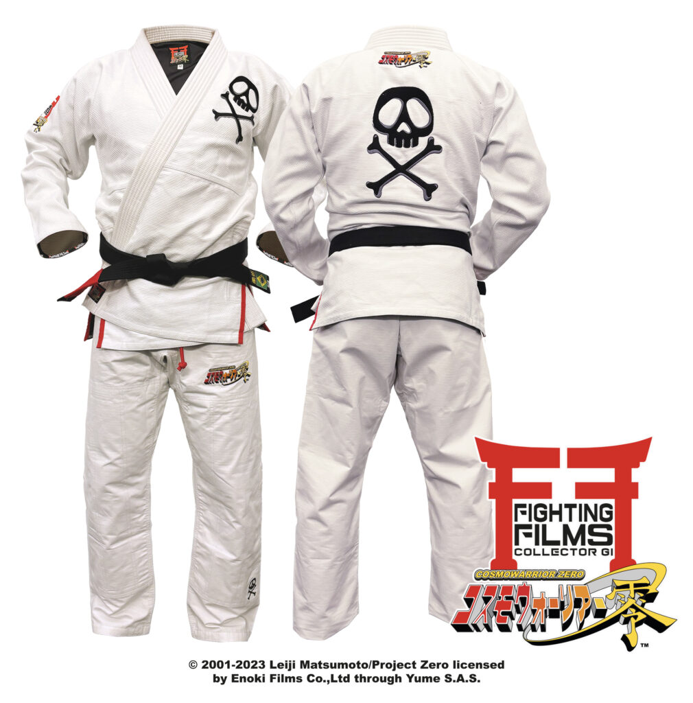 Kimono JJB bianco Capitan Harlock